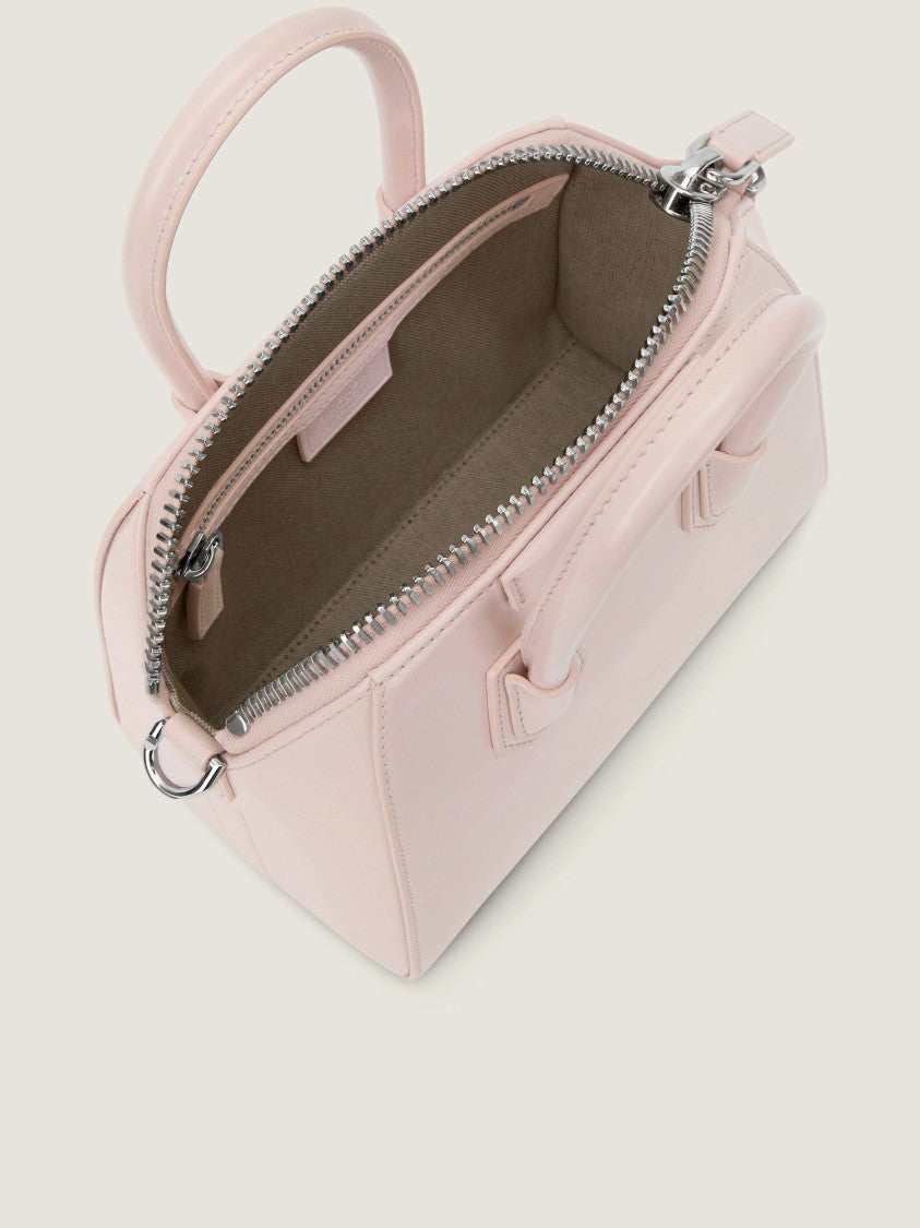 Givenchy Antigona Nv Structured Pink Calf Bag