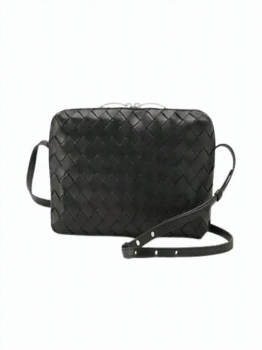 Bottega Veneta Rectangular Woven Leather Crossbody Bag