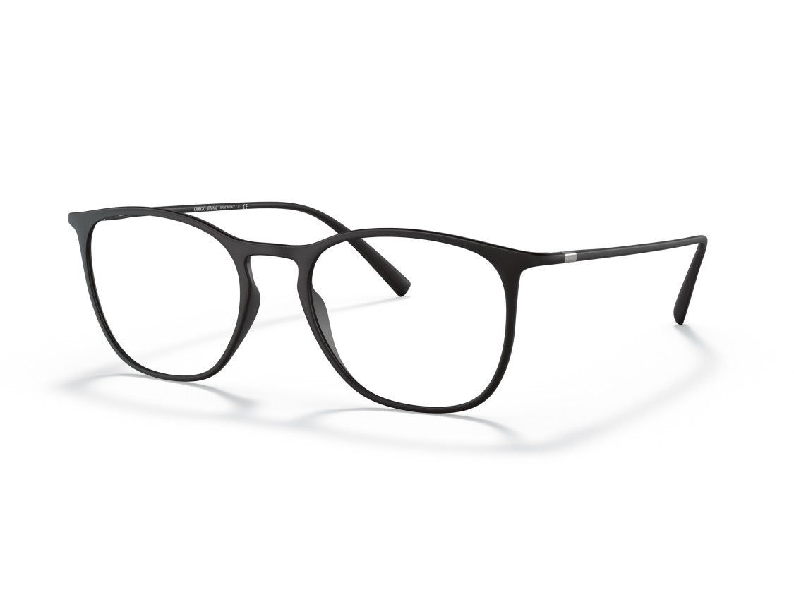 Giorgio Armani Black 0Ar7202 Matte Nylon Square Eyeglasses