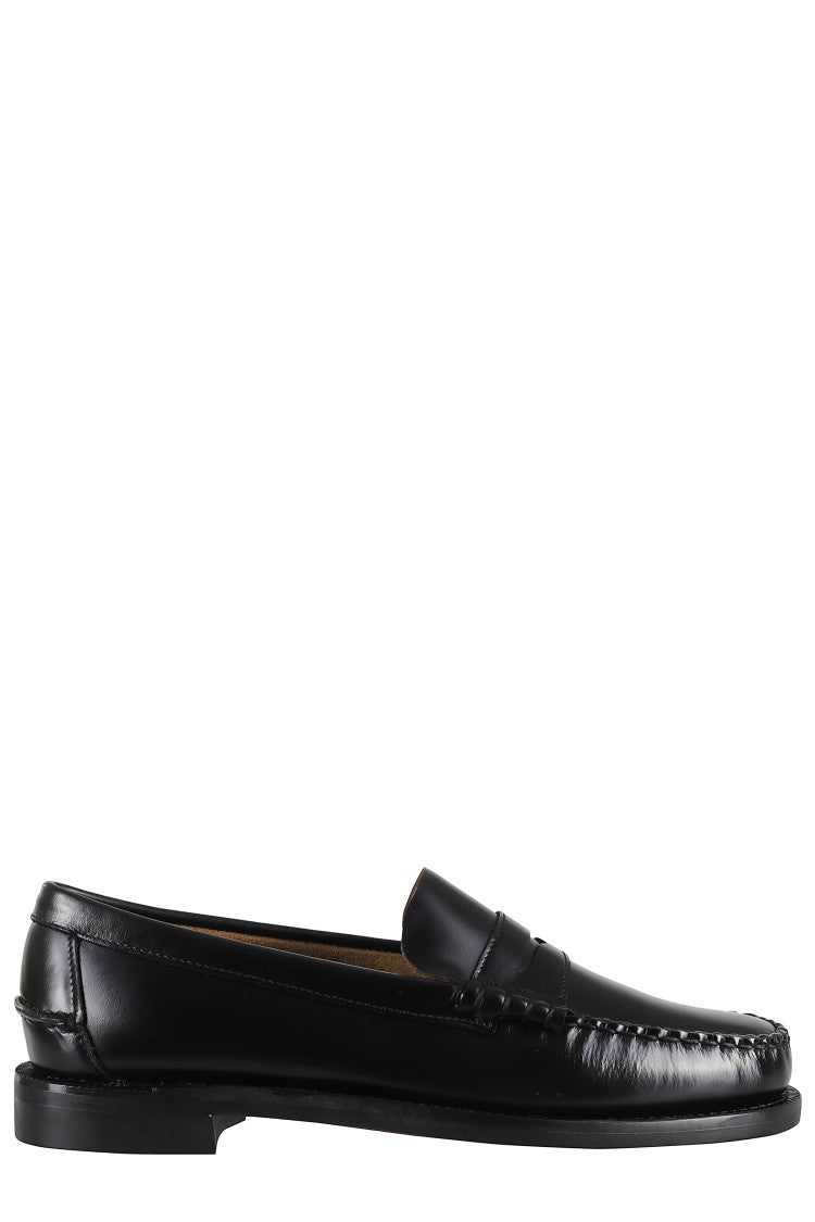 Sebago Classic Leather Loafers With Polished Finish