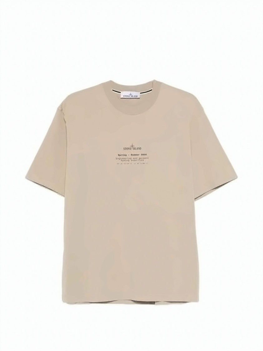 Stone Island Short-Sleeve Stone Island T-Shirt With Compass Graphic