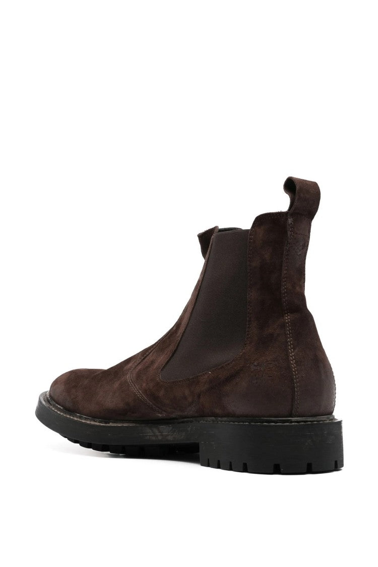 Moma Brown Leather Boots