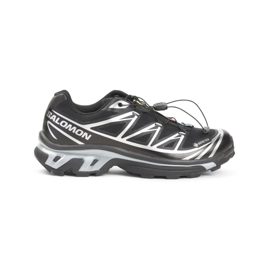 Salomon Dynamic Black Sneakers With Rugged Outsole And Lace Toggle System