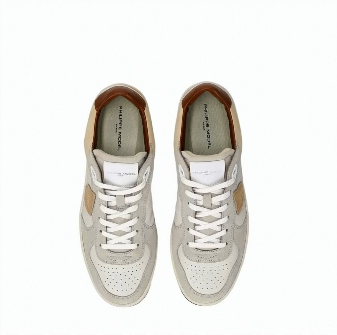 Philippe Model Pgal Leather Suede Sneakers
