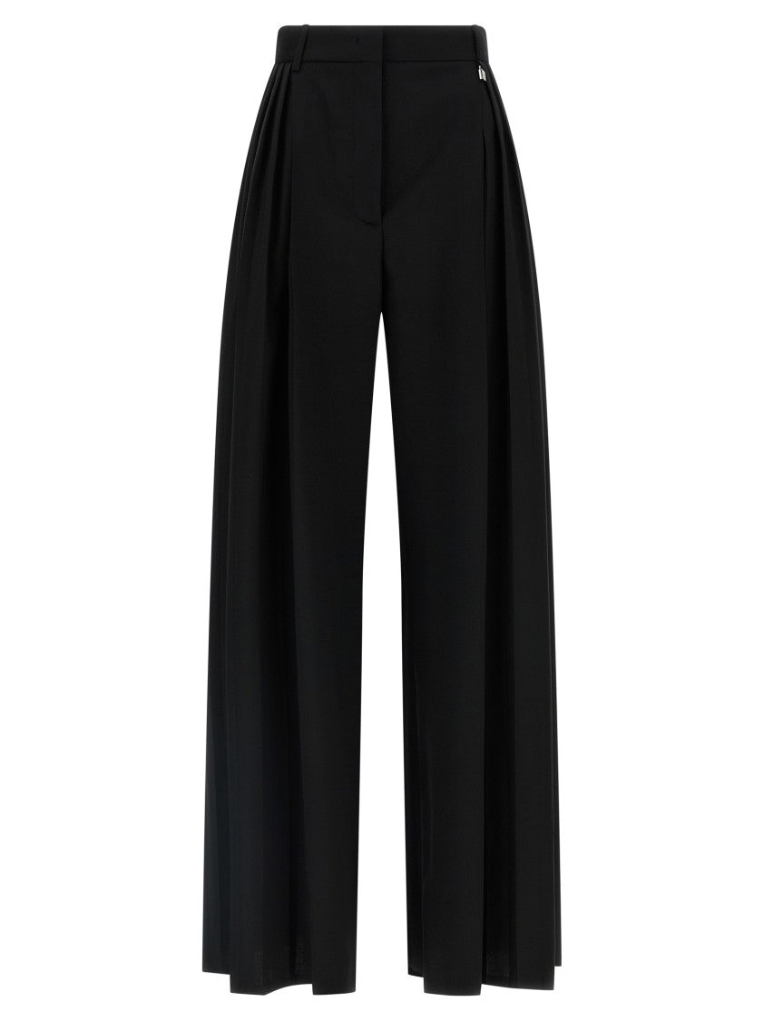 Giuseppe Di Morabito High-Waist Wide Leg Pants With Side Pleats
