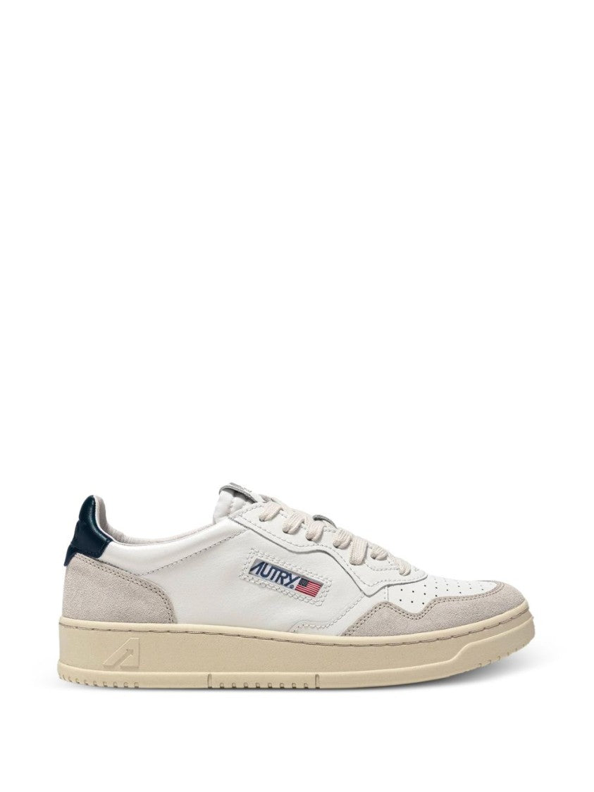 Autry Low-Top Sneakers With Smooth And Suede Leather Panels