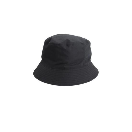 Kijima Takayuki Black Bucket Hat With Soft Crown And Structured Brim