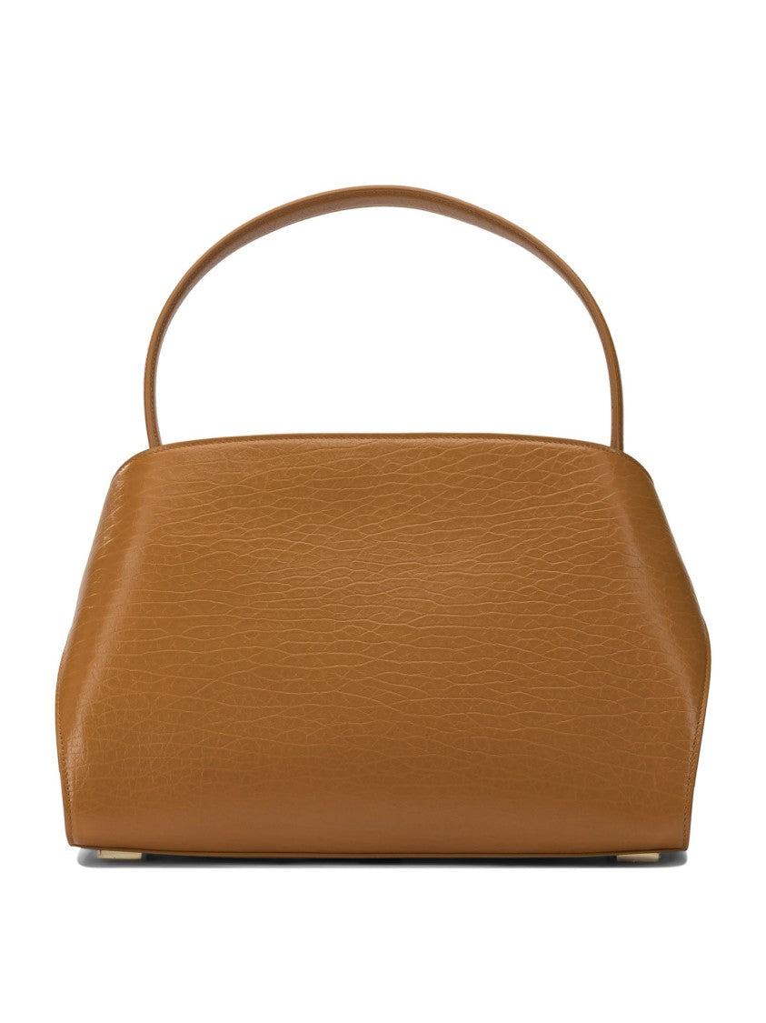 Ferragamo Orange Calfskin Handbag