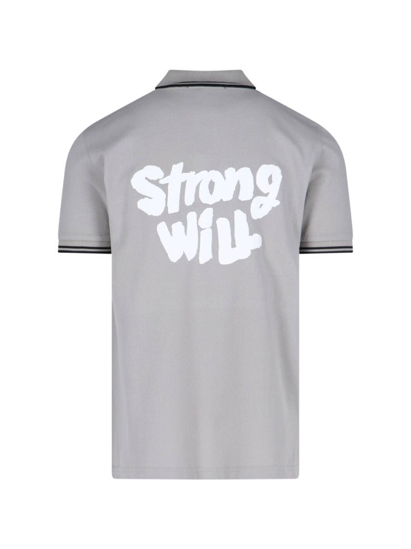 Comme Des Garçons Shirt Logo Polo – Grey