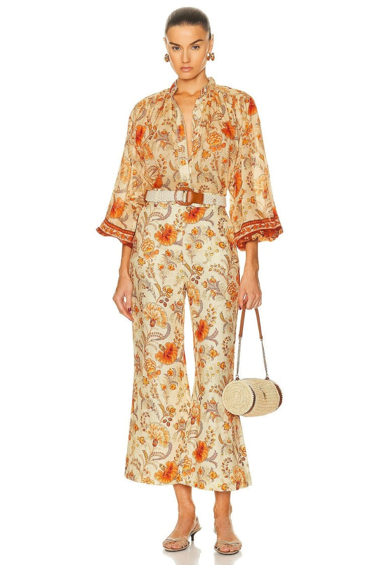 Zimmermann Junie Floral-Print Blouse