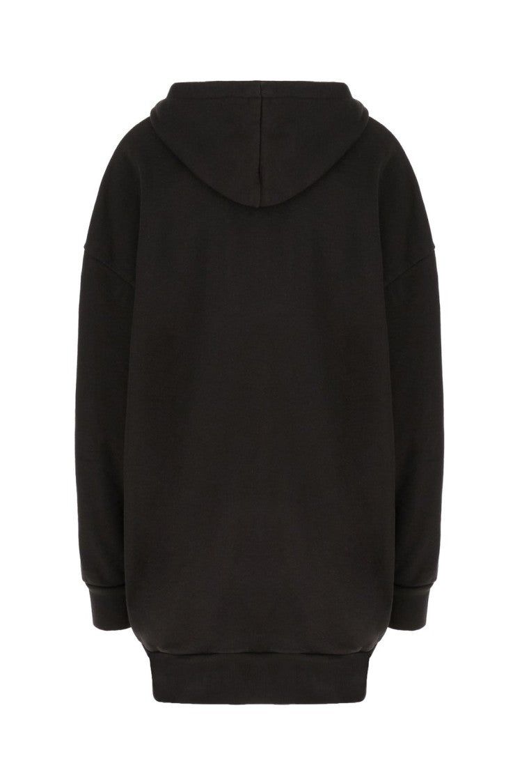 Isabel Marant Relaxed-Fit Black Hoodie With Kangaroo Pocket And Drawstring