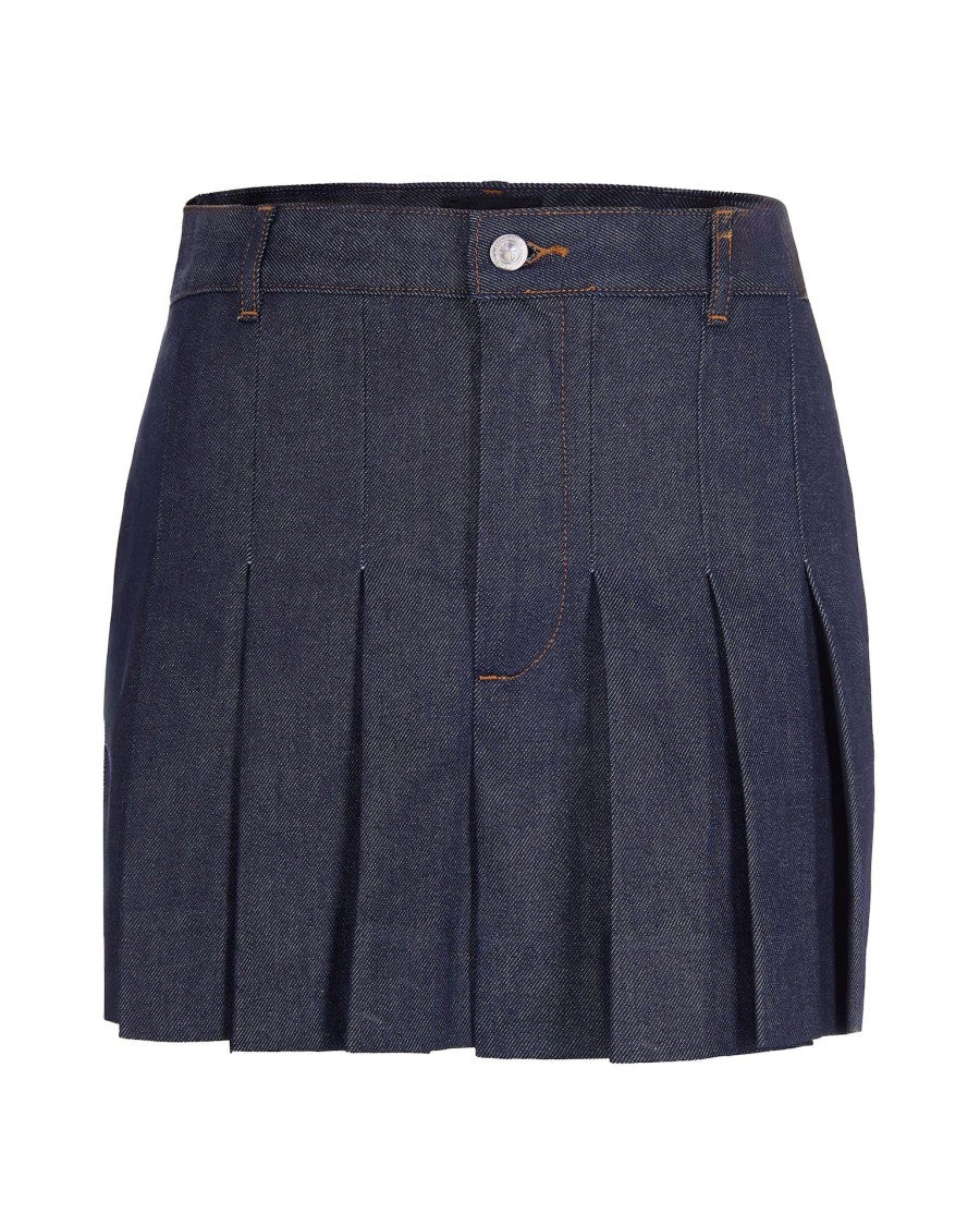 A.P.C. Flared Denim Skirt