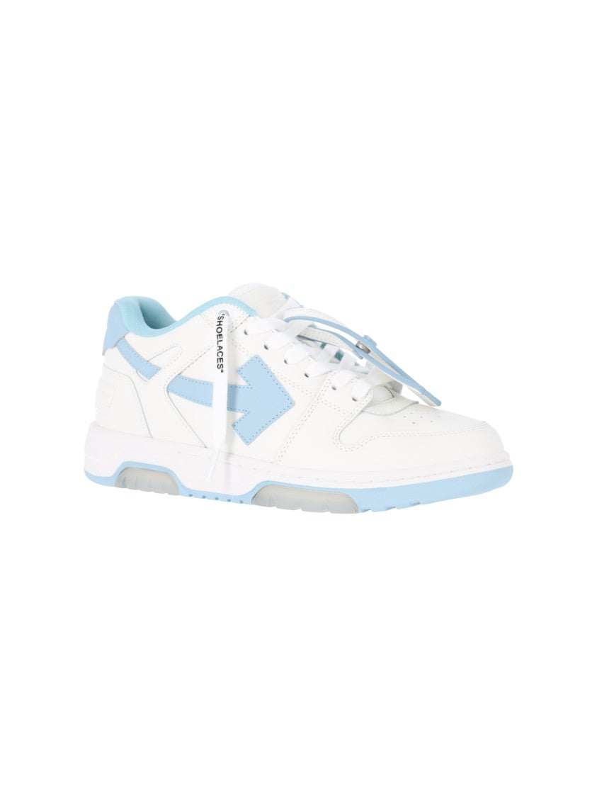Off-White White Leather Out Of Office Sneakers
