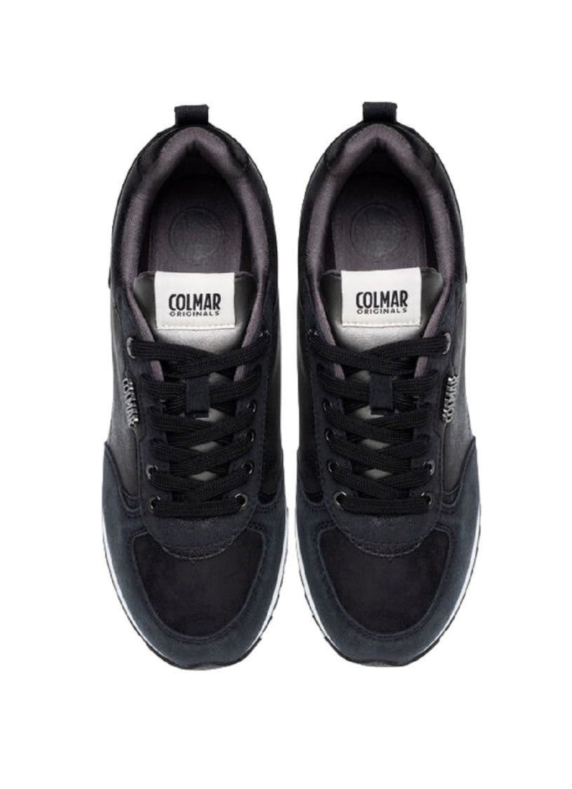 Colmar Originals Sporty Black Sneakers With Raised Sole