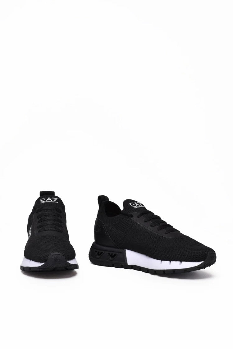 Ea7 Emporio Armani Polyester Sneakers - Black/White