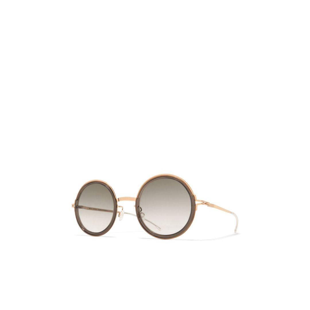 Mykita Monroe Round Metallic Sunglasses