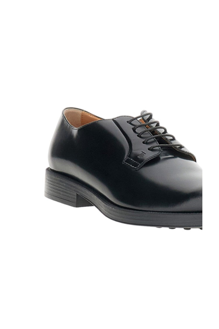 Tod's Black Calfskin Leather Brogues