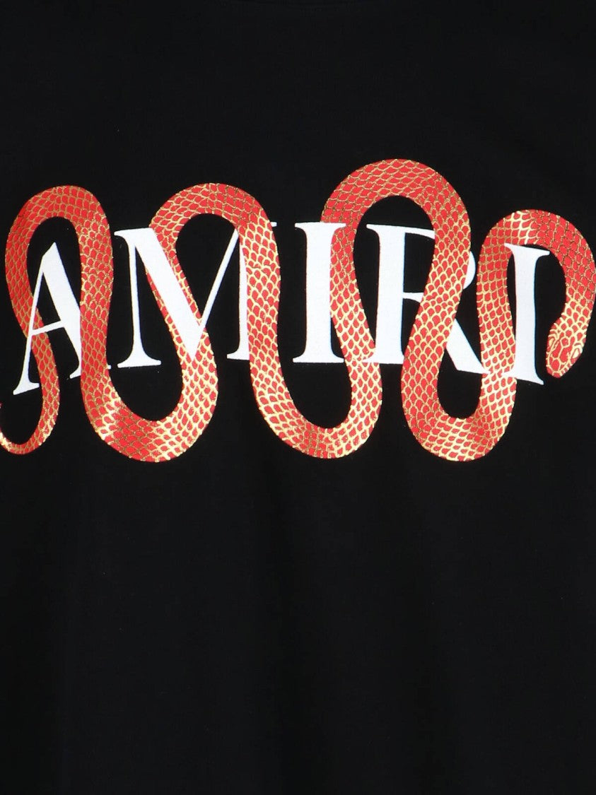Amiri "Snake" Logo T-Shirt - Black