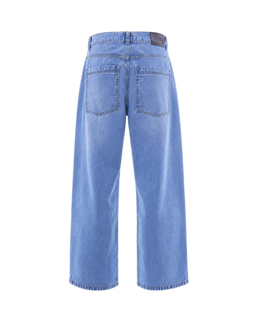 Arte Antwerp Bleach Relaxed Wide-Leg Denim Jeans