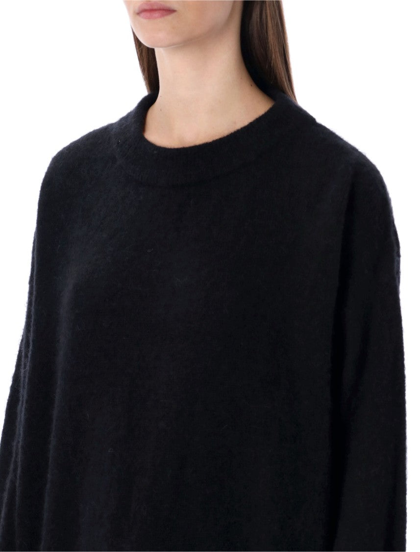 American Vintage Vito Crewneck Loose-Fit Fuzzy Wool Sweater
