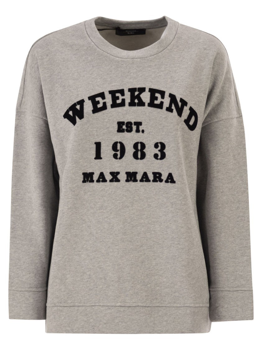 Max Mara Wkdgommoso - Cotton Crew Neck Sweatshirt