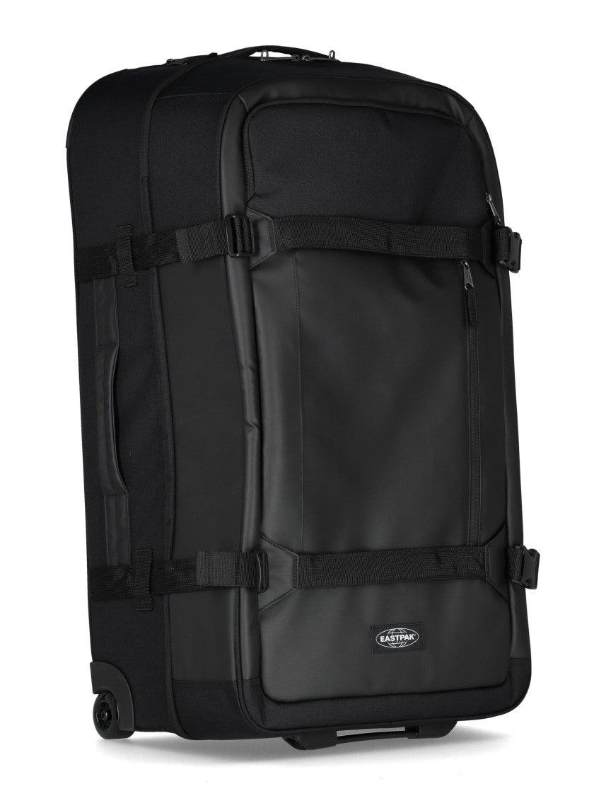 Eastpak Matte Black Transit'r Pro L Wheeled Suitcase