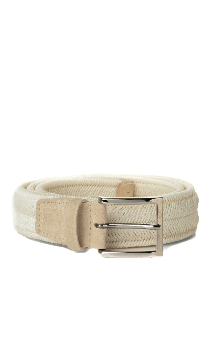 Orciani Stretch Braided Fabric Casual Belt