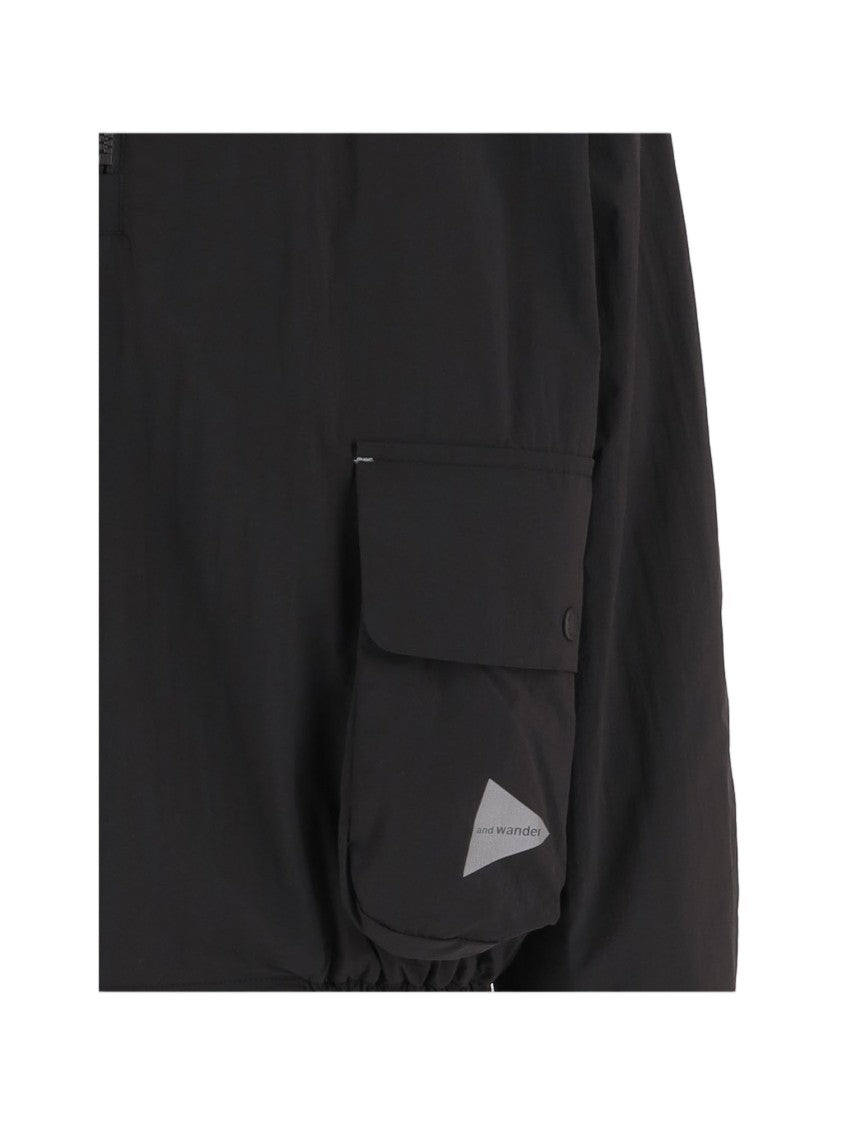 And Wander Nylon Jacket With Adjustable Collar And Design