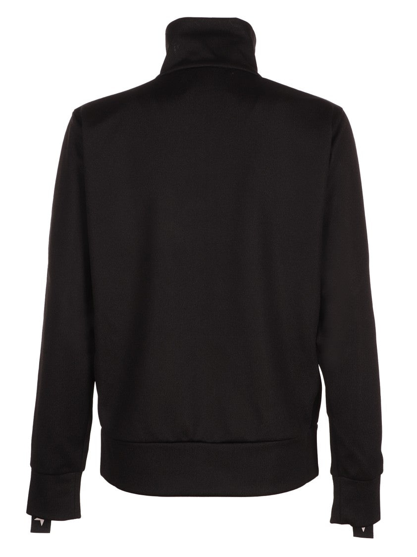 Golden Goose High-Collar Sweatshirt With Star Detailing And Zipper