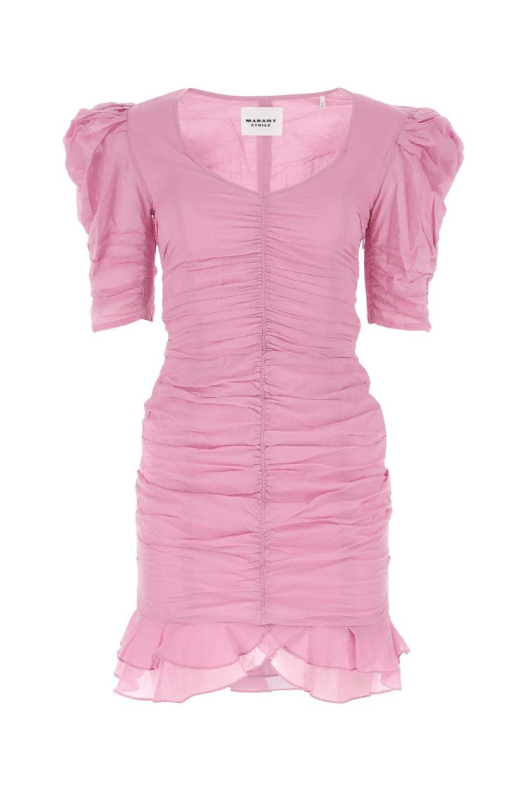 Isabel Marant Étoile Pink Cotton Sireny Mini Dress