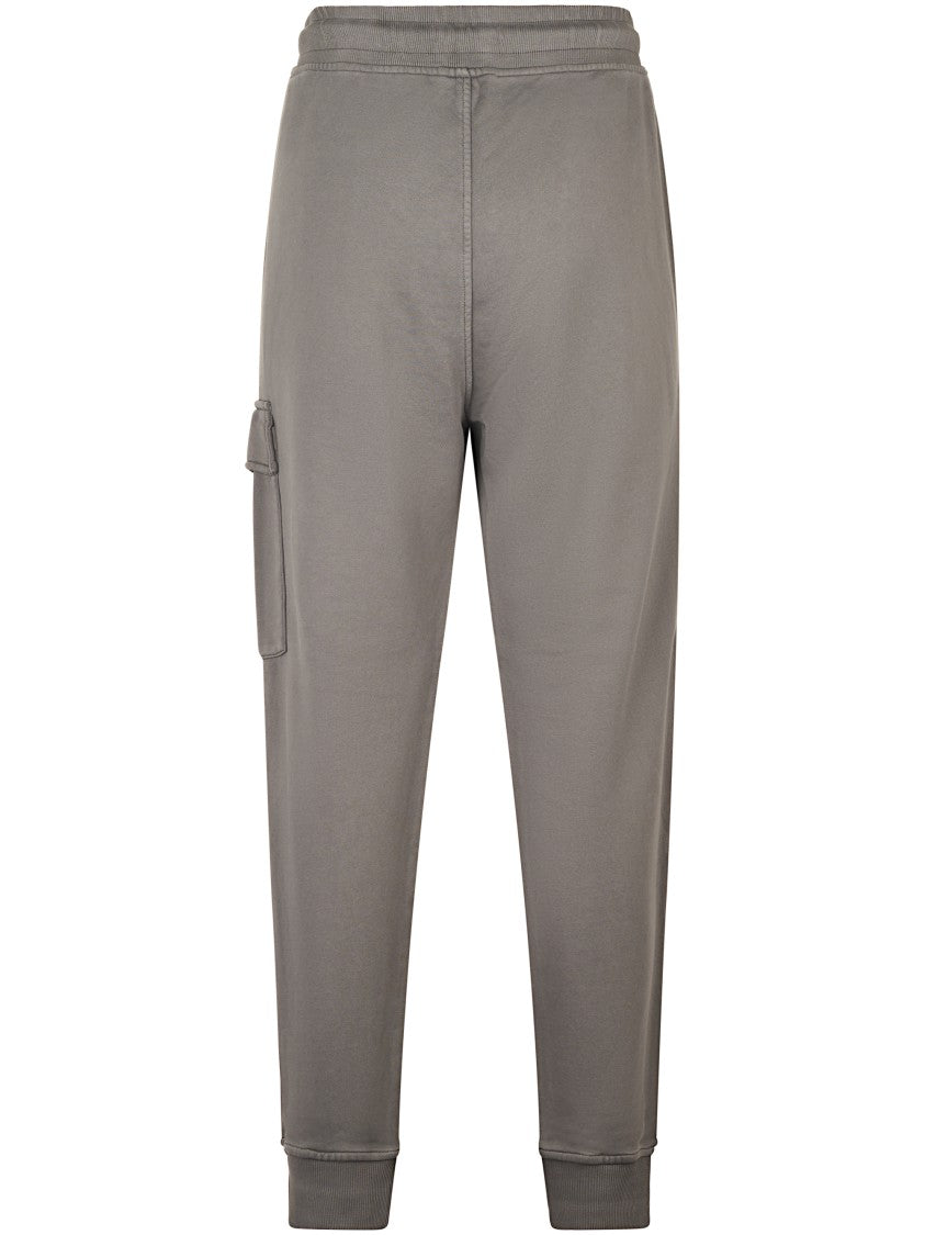 C.P. Company Relaxed Fit Grey Sweatpants With Distinctive Lens Detail
