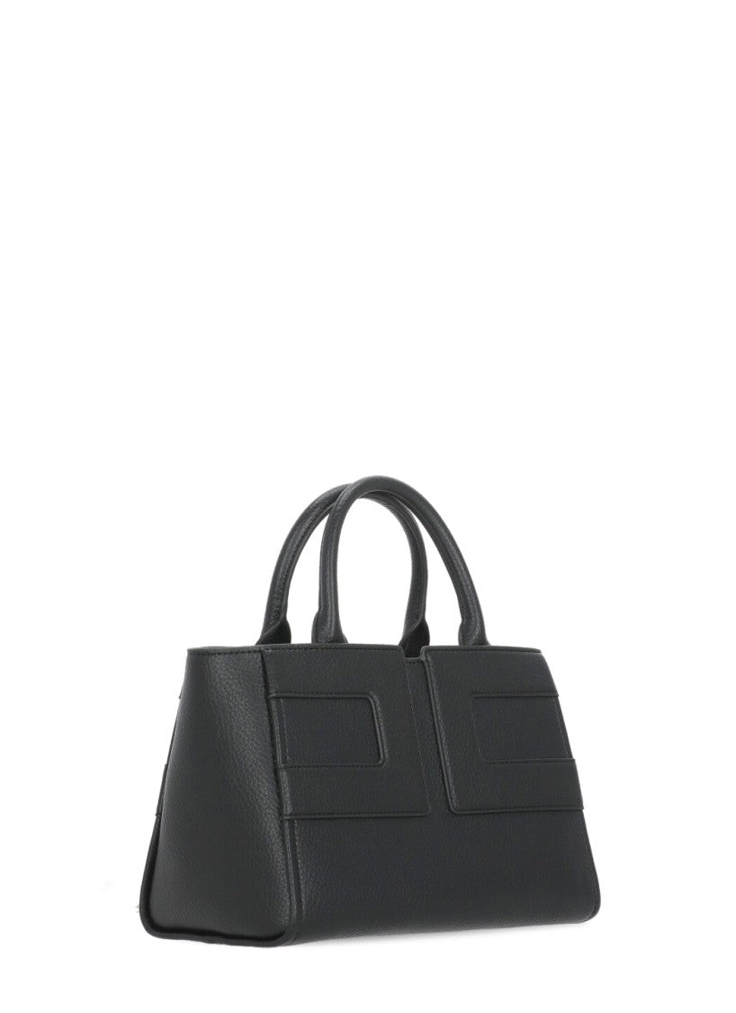 Elisabetta Franchi Structured Pebbled Shoulder Bag