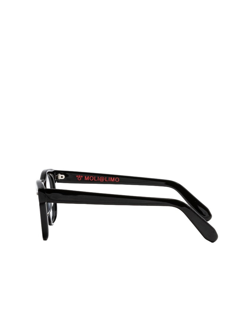 Moli@Limo Black Acetate And Celluloid Optical Frames With Bold Design