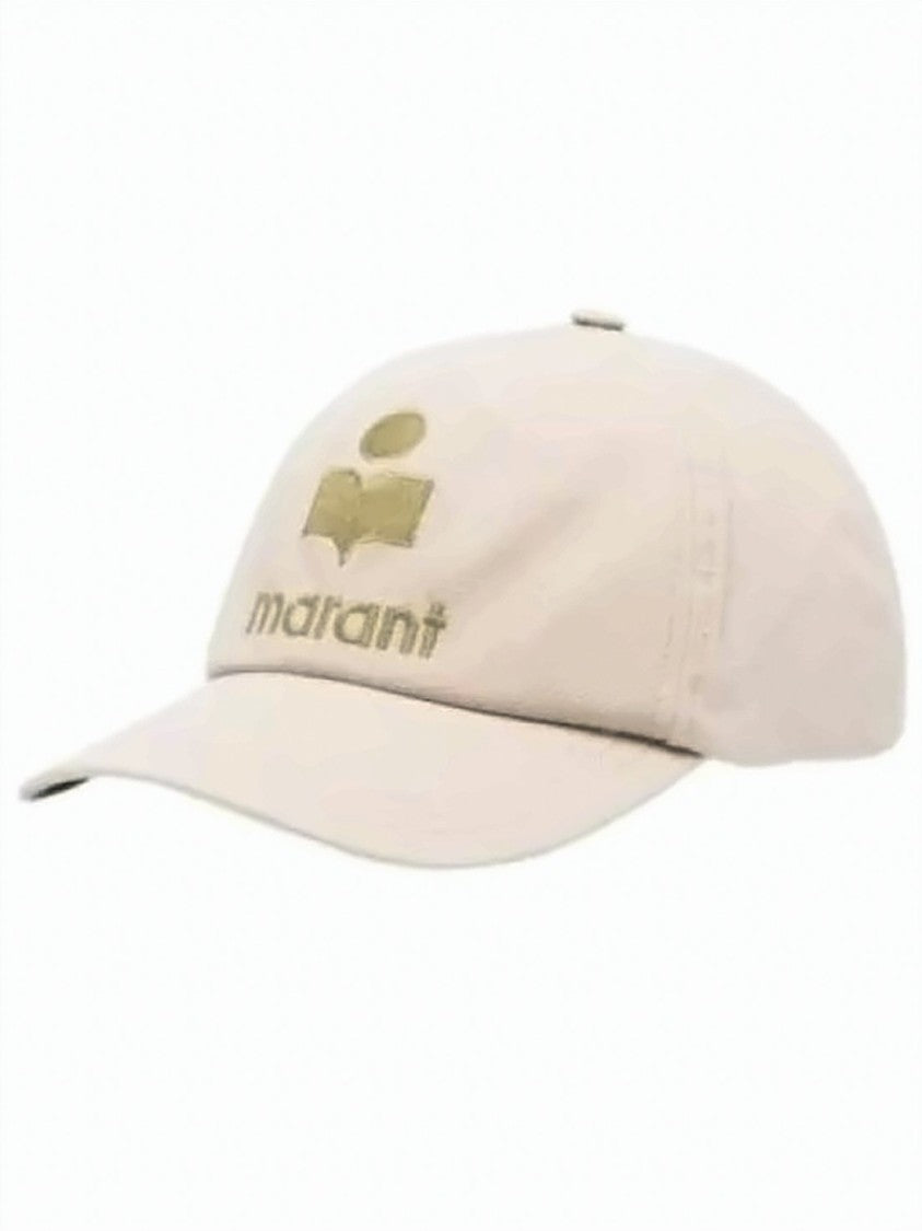 Isabel Marant Structured Beige Baseball Cap
