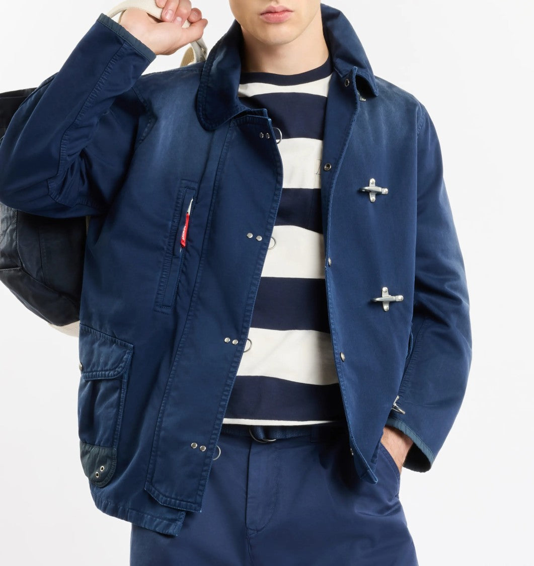 Fay Deep Navy Blue Casual Jacket