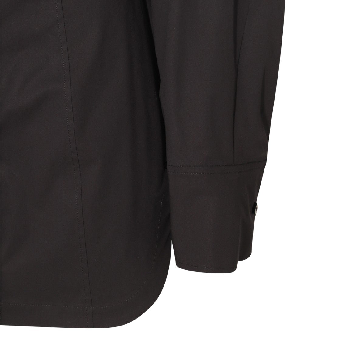 The Attico Cut-Out Bustier Shirt Dress With Shaped Skirt