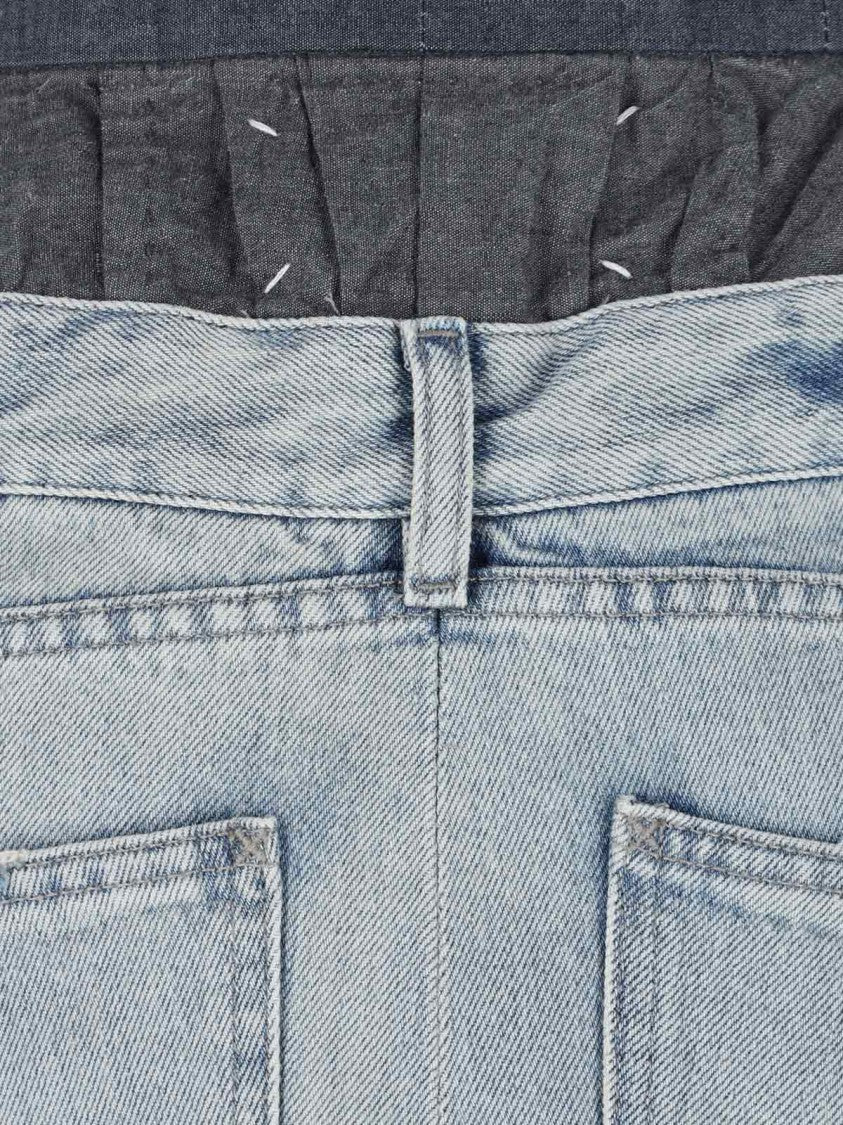 Maison Margiela Anonimity Of The Lining' Maxi Denim Skirt – Light Blue