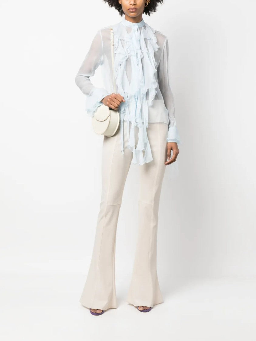 Ermanno Scervino Tailored Classic Shirt With Structured Collar And Button-Down Front