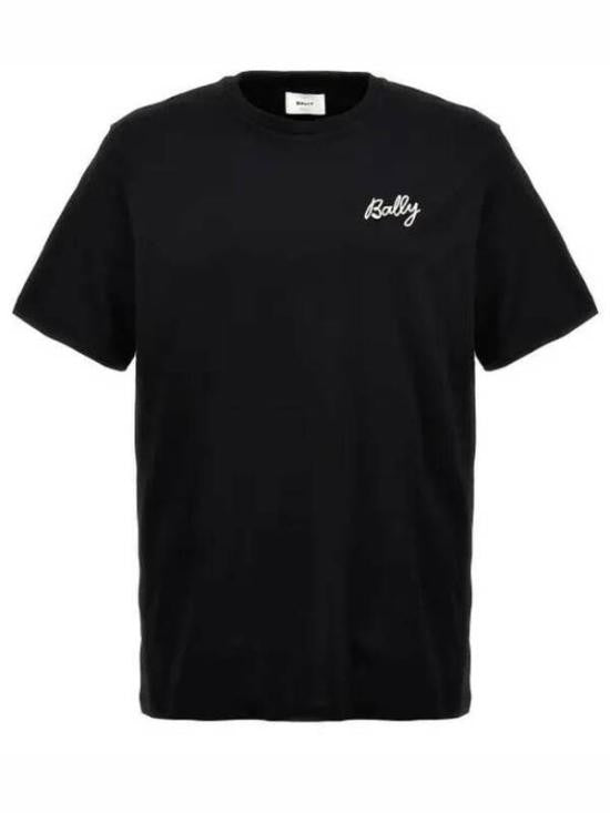 Bally Short-Sleeve Crew Neck T-Shirt With Minimalist Logo