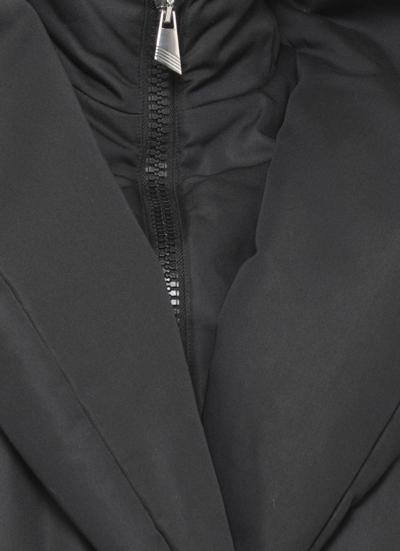 The Attico Shawl Collar Bomber Jacket With Layered Padded Design