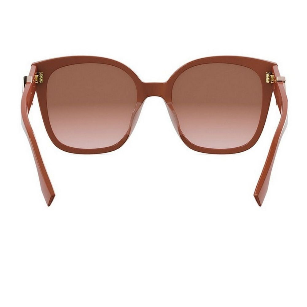 Fendi Ff Diamonds Oversized Square Acetate Sunglasses