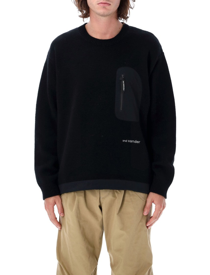 And Wander 63 Shetland Wool Sweater