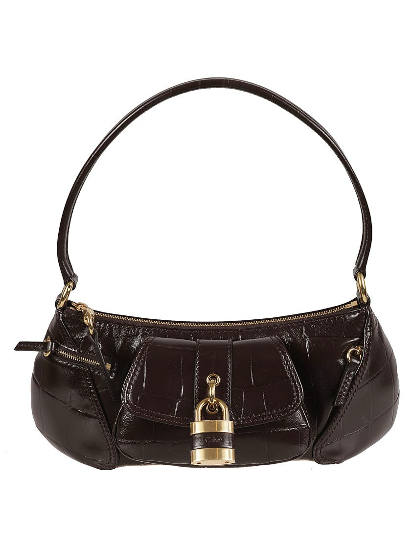 Chloé Structured Handbag With Distinctive Padlock Detail