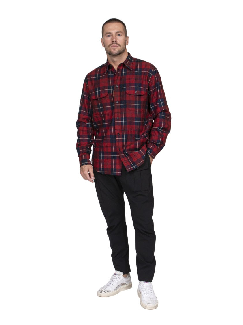 Dsquared2 Canadian Vintage Plaid Long-Sleeve Shirt
