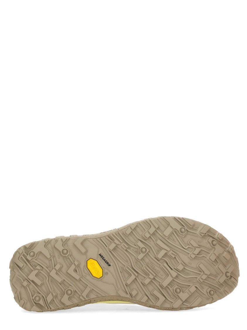 Norda Beige Sneakers With Textured Sole And Reflective Accents