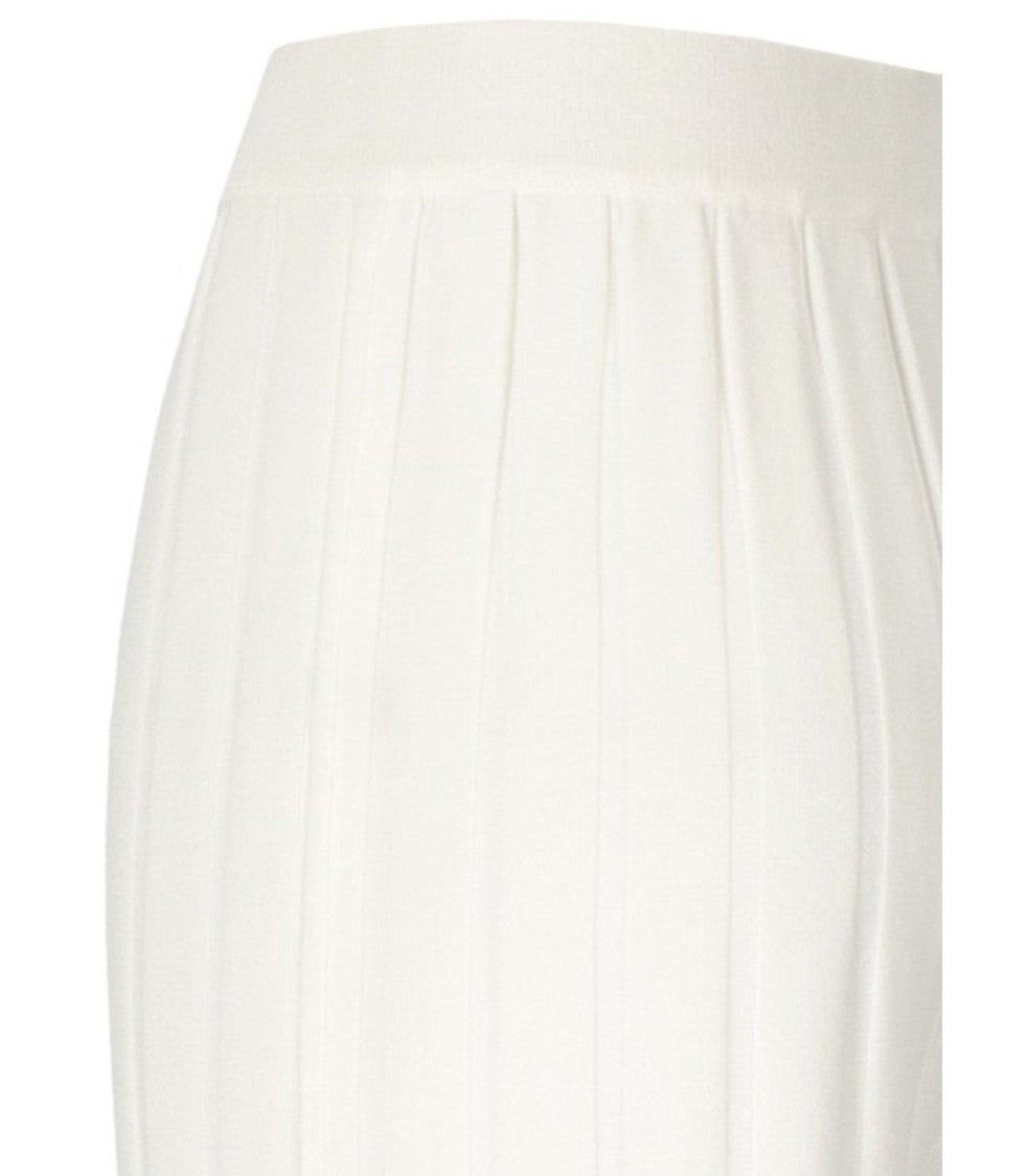 Max Mara Tema White Knitted Pants