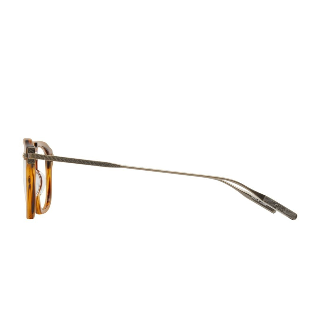Barton Perreira Nolan Square-Frame Tortoiseshell Acetate Eyeglasses With Metallic Temples