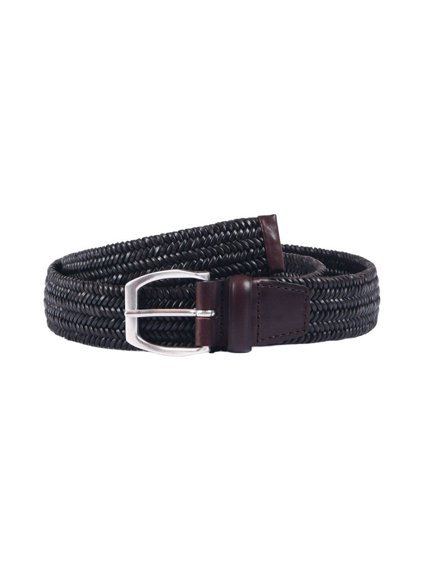 Claudio Orciani Intricately Woven Leather Belt