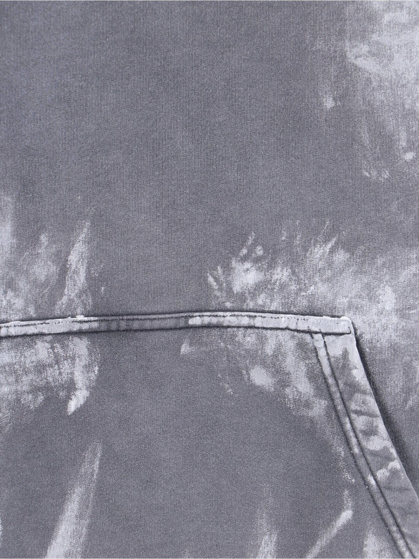 Balenciaga Logo Hoodie Gray