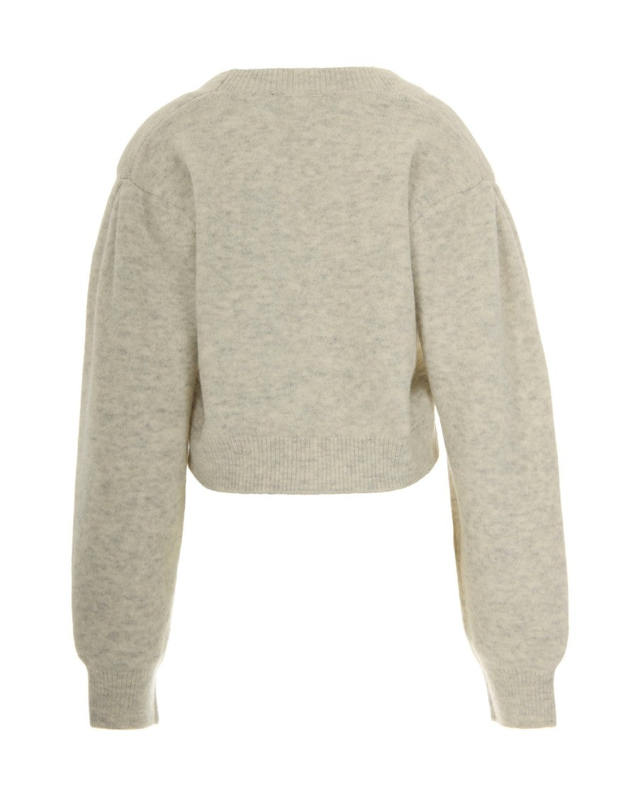 Rotate Light Grey Knit Cardigan